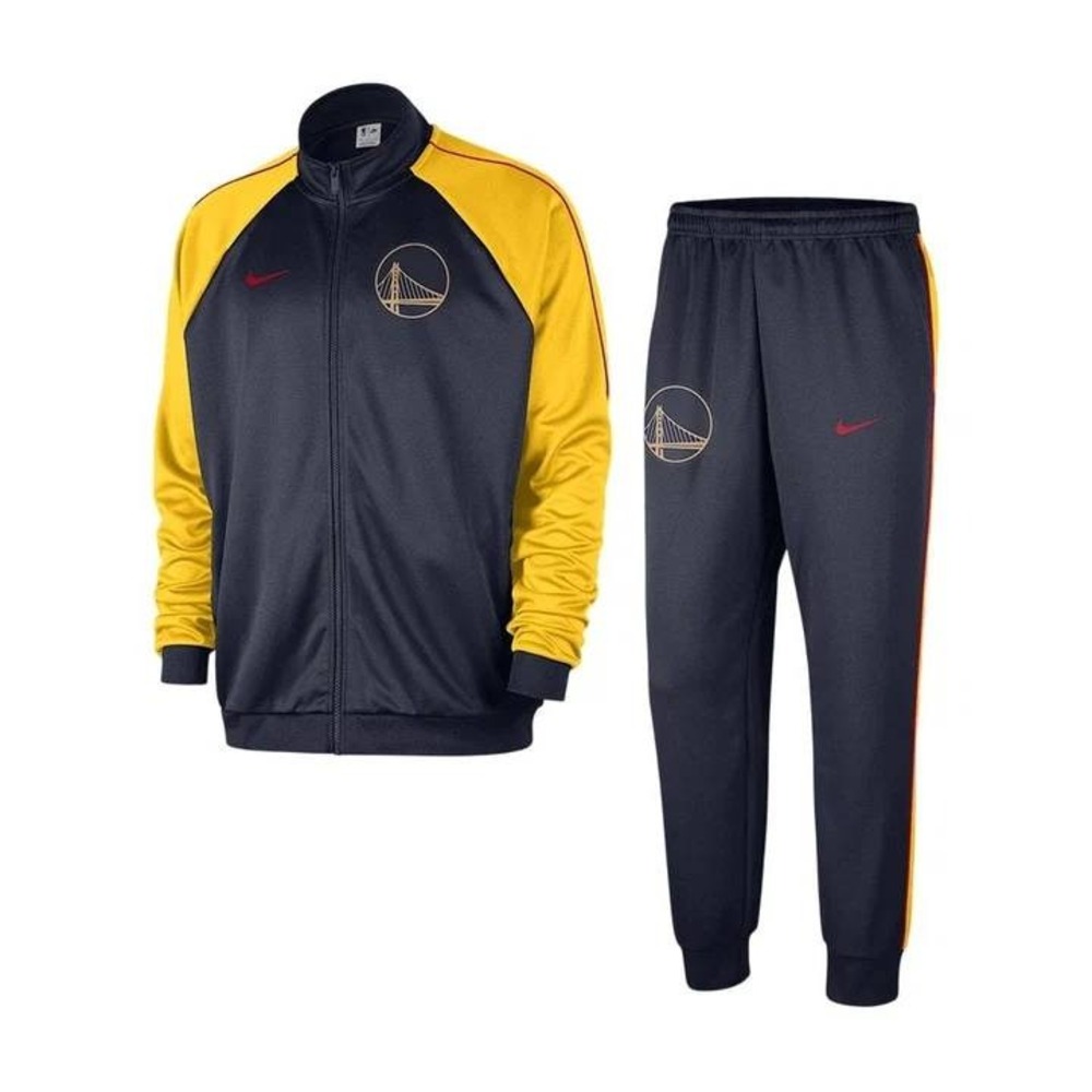 Nike Golden State Warriors Tracksuit Navy Blue XL New With Tags